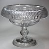 R984 An Irish glass pedestal centre bowl, circa 1835