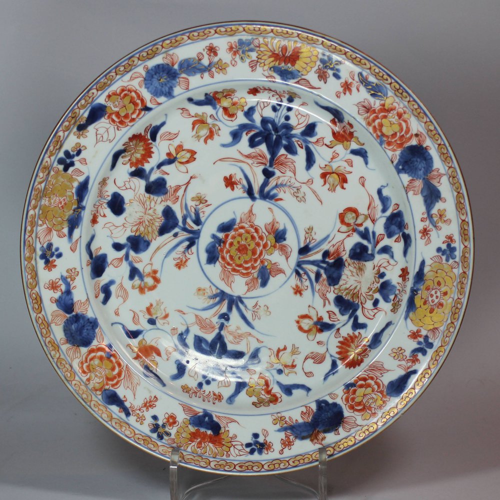 TL106 Imari dish, Kangxi (1662-1722)