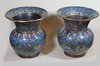 TL135 Two Fine Chinese cloisonne leys jars (zhadou)