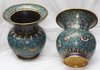 TL135 Two Fine Chinese cloisonne leys jars (zhadou)