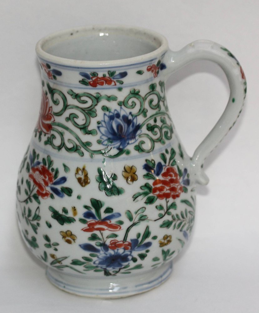 TL195 Famille verte tankard, Kangxi (1662-1722)