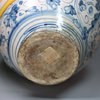 U100 Italian Montelupo maiolica apothecary jar, 17th-18th century