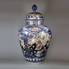 U102 Large Japanese imari baluster jar and cover, c. 1700