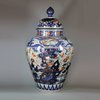 U102 Large Japanese imari baluster jar and cover, c. 1700