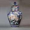 U102 Large Japanese imari baluster jar and cover, c. 1700