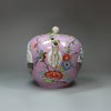 U130 Meissen purple-ground teapot and cover, c. 1735-40