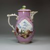 U131 Meissen purple-ground jug and cover, c. 1735-40