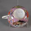 U133 Meissen purple-ground teacup and saucer, c. 1735-40