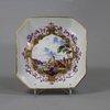 U139 Meissen purple-ground spoon-tray, c. 1735-40