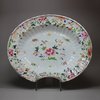 U184 Famille rose fluted barber's bowl, Qianlong (1736-95)