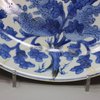 U185 Blue and white dish, Kangxi (1662-1722)