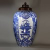 U186 Blue and white ovoid vase, Kangxi (1662-1722)