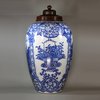 U186 Blue and white ovoid vase, Kangxi (1662-1722)