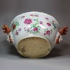 U189 Large famille rose soup tureen, cover and underdish