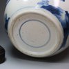 U190 Blue and white ginger jar, Kangxi (1662-1722)