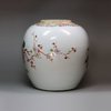 U191A Famille rose ginger jar, Qianlong (1736-95)