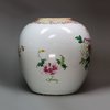 U191A Famille rose ginger jar, Qianlong (1736-95)