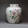 U191 Famille rose ginger jar and cover, Qianlong (1736-95)