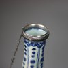 U225 Blue and white Kraak bottle vase, Wanli (1573-1619)