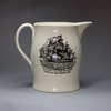 U232 Creamware transfer-printed mug, c. 1820