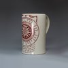 U232 Creamware transfer-printed mug, c. 1820