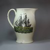 U233 Rare English Creamware transfer-printed 'Bidston Hill' jug