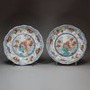 U236 Pair of Japanese kakiemon dishes, 18th century