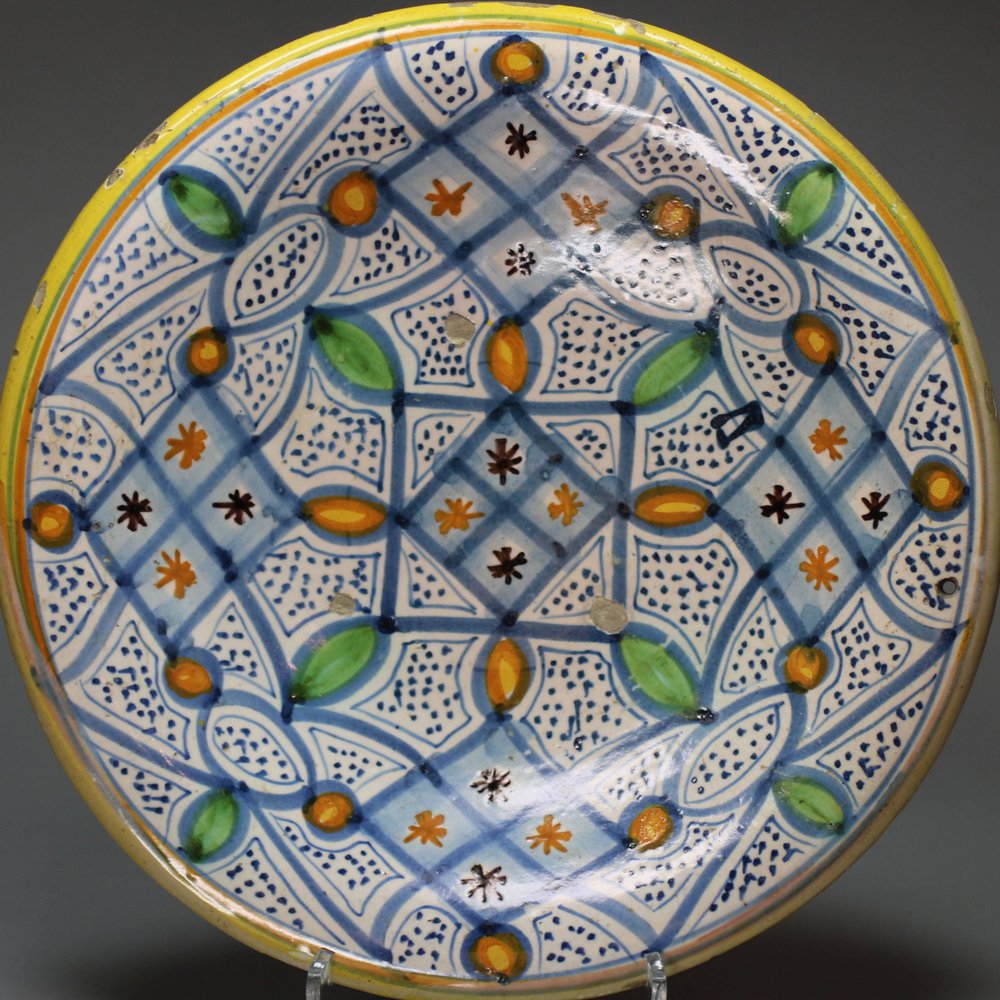 U246 Italian Montelupo plate, 16th century