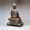 U251 Gilt-lacquer bronze figure of the Daoist deity Wenchang Wang