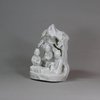 U264 Blanc de chine figure group of three Go players