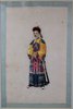 U272 Mounted gouache painting on pith paper, Qing (circa 1820)