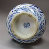 U28 Blue and white bottle vase, Kangxi (1662-1722)