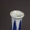 U28 Blue and white bottle vase, Kangxi (1662-1722)