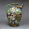 U30 Italian Montelupo maiolica wet drug jar, 17th century