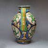 U30 Italian Montelupo maiolica wet drug jar, 17th century