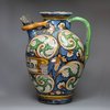 U30 Italian Montelupo maiolica wet drug jar, 17th century