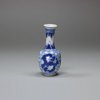 U312 Miniature Chinese blue and white bottle vase