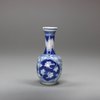 U312 Miniature Chinese blue and white bottle vase