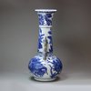 U324 Blue and white Venetian style vase, Kangxi (1662-1722)