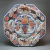 U325 Pair of Japanese imari octagonal dishes, c. 1700