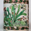 U343 Famille verte brush pot, Kangxi  (1662-1722)