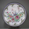 U389 Canton enamel famille rose dish, late Qianlong (1736-95)