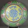 U390 Rare Chinese Canton enamel saucer dish