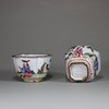 U393 Pair of small Canton enamel wine cups, Qianlong (1736-95)