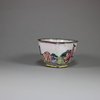 U395 Small Canton enamel wine cup, 18th century