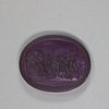 U415 Amethyst oval intaglio