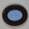 U417A Wedgwood blue jasperware oval medallion, 19th Century