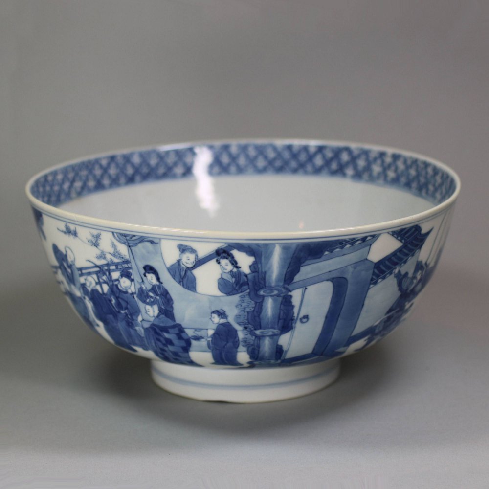 U431 Blue and white bowl, Kangxi (1662-1722)