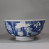 U431 Blue and white bowl, Kangxi (1662-1722)