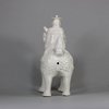 U434 Blanc de chine equestrian figure group, Kangxi (1662-1722)